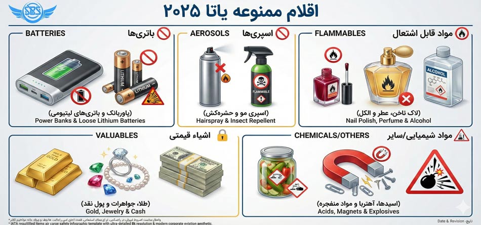 فریت بار چیست؟ هزینه و ارسال بار مسافری (2026) 7 فهرست اقلام ممنوعه فریت بار