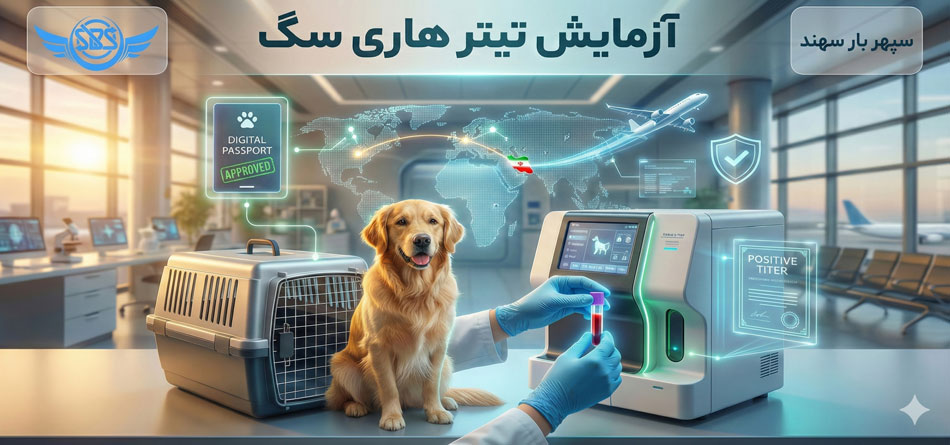 قیمت آزمایش تیتر هاری سگ
