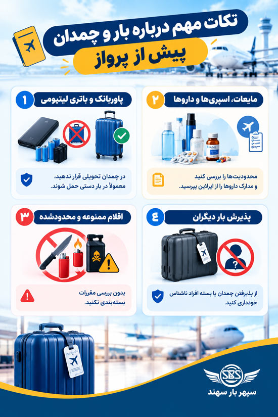 بسته بندی کارگو و بار هوایی